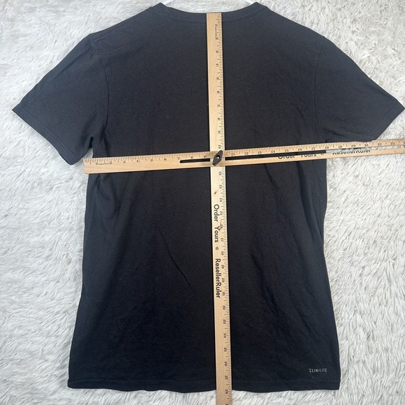 adidas T-Shirt Logo The Go-To Performance Tee Men’s Size M T-Shirt Dark Gray - Picture 6 of 8